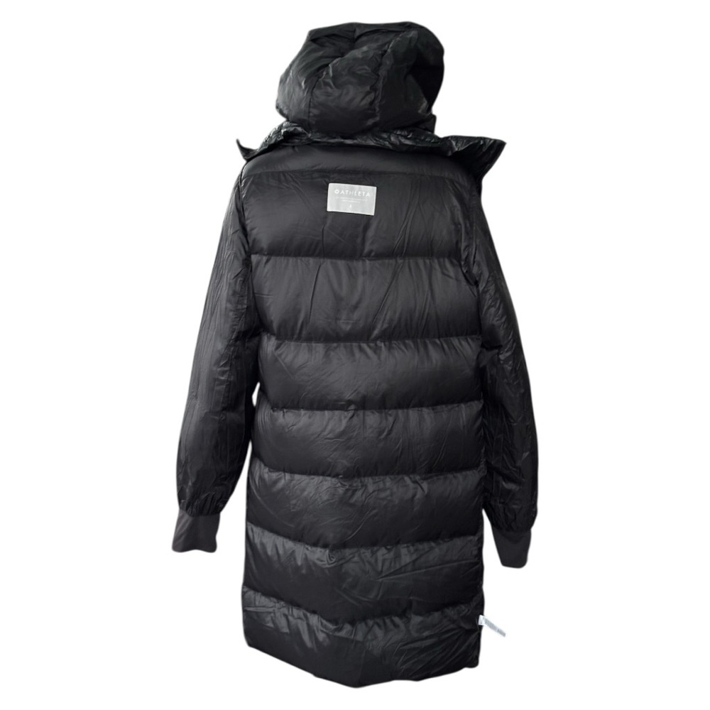 Athleta Lofty Down Long Winter Puffer Coat Black | Large - Picture 9 of 15